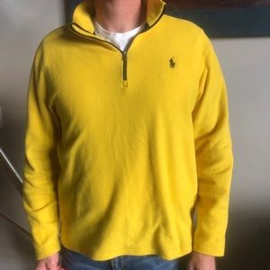 Polo Mens 3/4 zip sweatshirt good condition, gently worn M